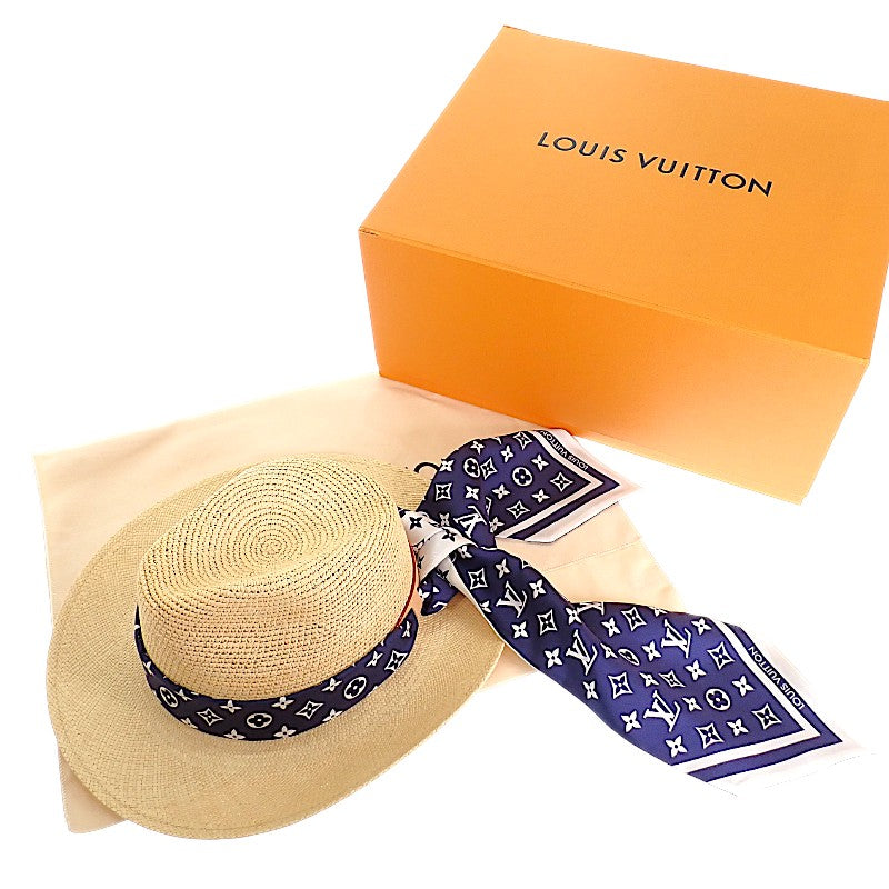 ルイヴィトン LOUIS VUITTON フェドラ・LV サマー スターダスト M77784 ハット シルク パナマ レディース【中古】【ABランク】