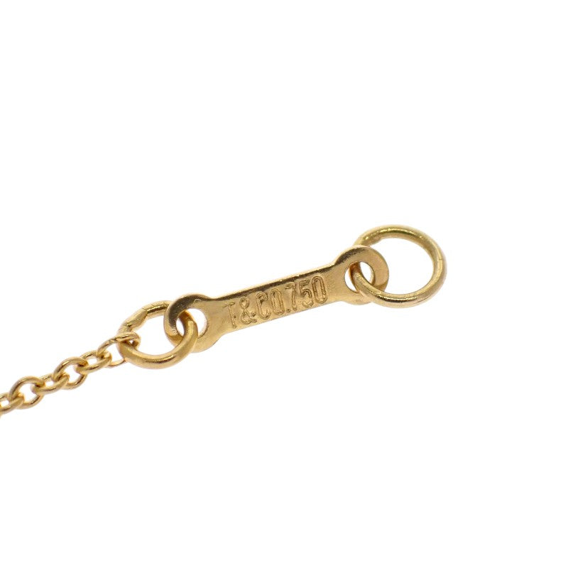 ティファニー TIFFANY&Co. パロマ・ピカソ キス クロス ネックレス K18イエローゴールド Pt950プラチナ ダイヤモンド レディース【中古】【Aランク】