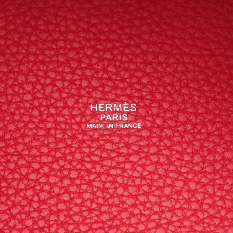 エルメス HERMES ピコタンロック PM K刻印 H056289CKO5 ハンドバッグ トリヨンクレマンス ルージュラデュー シルバー金具 レディース【中古】【Aランク】