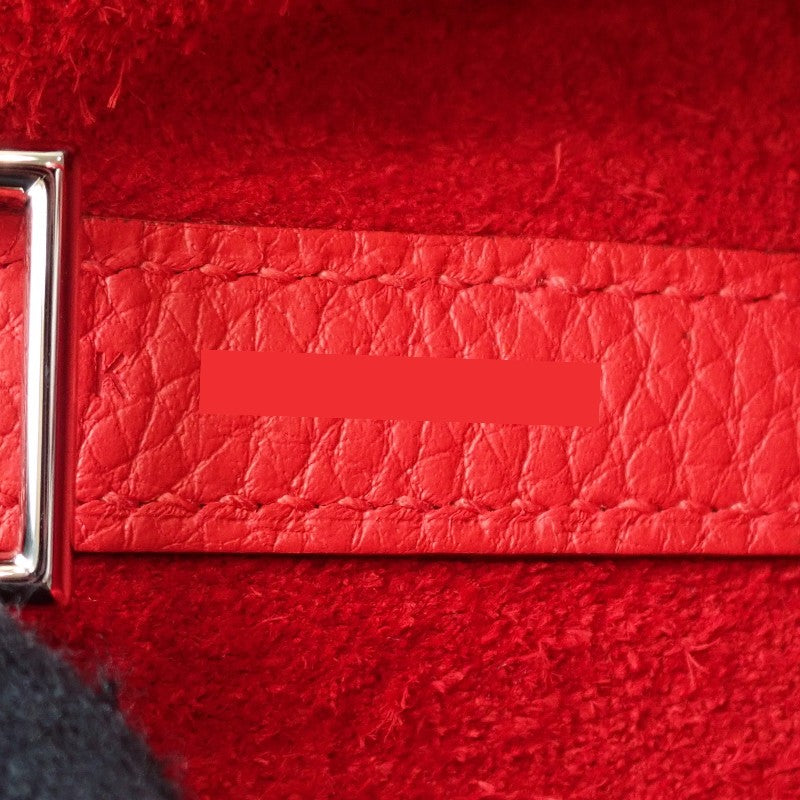 エルメス HERMES ピコタンロック PM K刻印 H056289CKO5 ハンドバッグ トリヨンクレマンス ルージュラデュー シルバー金具 レディース【中古】【Aランク】