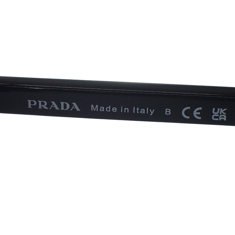 プラダ PRADA ウェリントン S PR C01SD サングラス メタル アセテート ブラック シルバー金具 メンズ【中古】【Aランク】