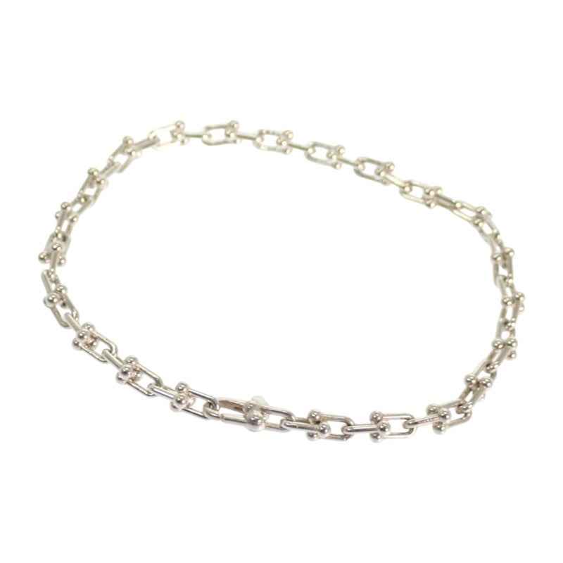 ティファニー TIFFANY&Co. ハードウェア マイクロ リンク ラージ 60423393 ブレスレット シルバー925 メンズ レディース【中古】【Aランク】