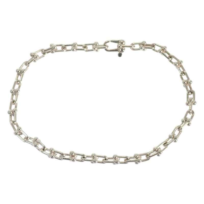 ティファニー TIFFANY&Co. ハードウェア マイクロ リンク ラージ 60423393 ブレスレット シルバー925 メンズ レディース【中古】【Aランク】
