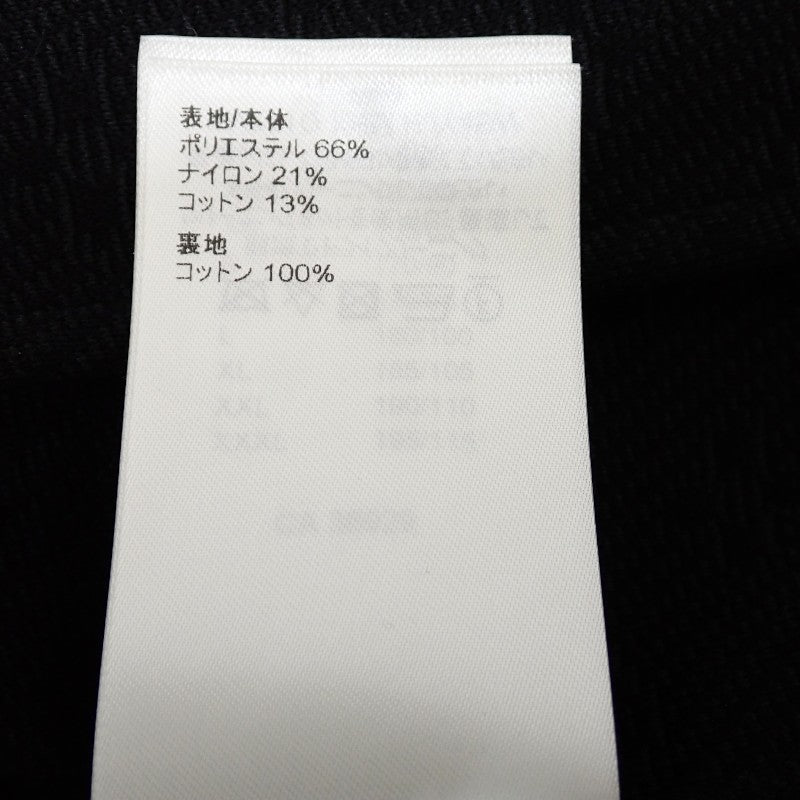 ルイヴィトン LOUIS VUITTON モノグラム ジップアップ スルートップ XS ブルゾン ポリエステル ナイロン コットン ブラック メンズ【中古】【ABランク】