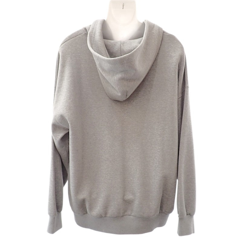 グッチ GUCCI コットンジャージー フーデッド スウェットシャツ L 795419 XJGQH 1056 パーカー コットン グレー メンズ ユニセックス【中古】【Aランク】
