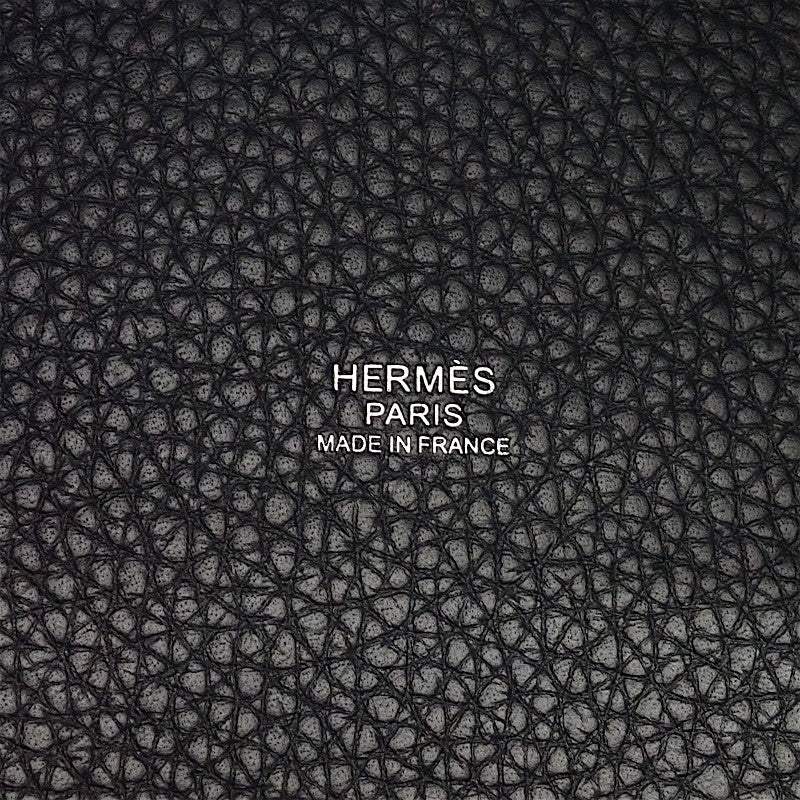 エルメス HERMES ピコタンロック MM ハンドバッグ トリヨンクレマンス ブラック シルバー金具 レディース【中古】【Aランク】