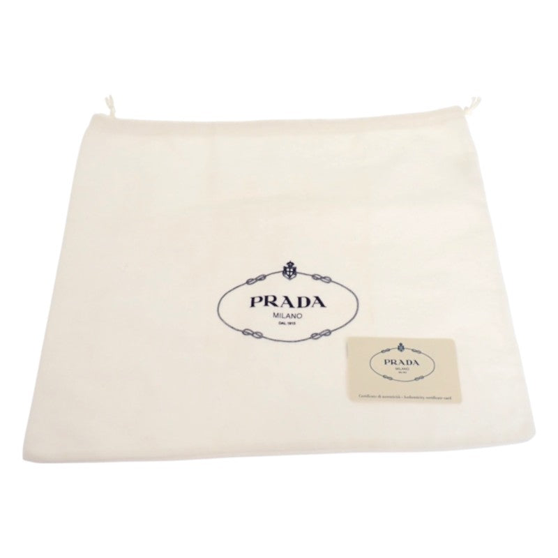 プラダ PRADA トライアングル BT8994 ショルダーバッグ ナイロン ブラック シルバー金具 メンズ レディース【中古】【ABランク】