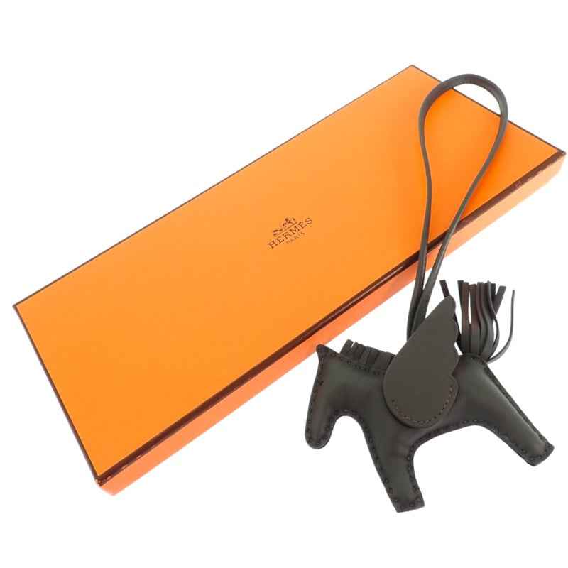 エルメス HERMES ロデオチャーム ペガサス PM K刻印 バッグチャーム スイフト ヴェールマングローブ レディース メンズ【中古】【Aランク】