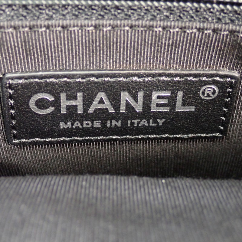 シャネル CHANEL ココマーク キルティング A93373 トートバッグ デニム レザー ブラック シルバー金具 レディース【中古】【Aランク】