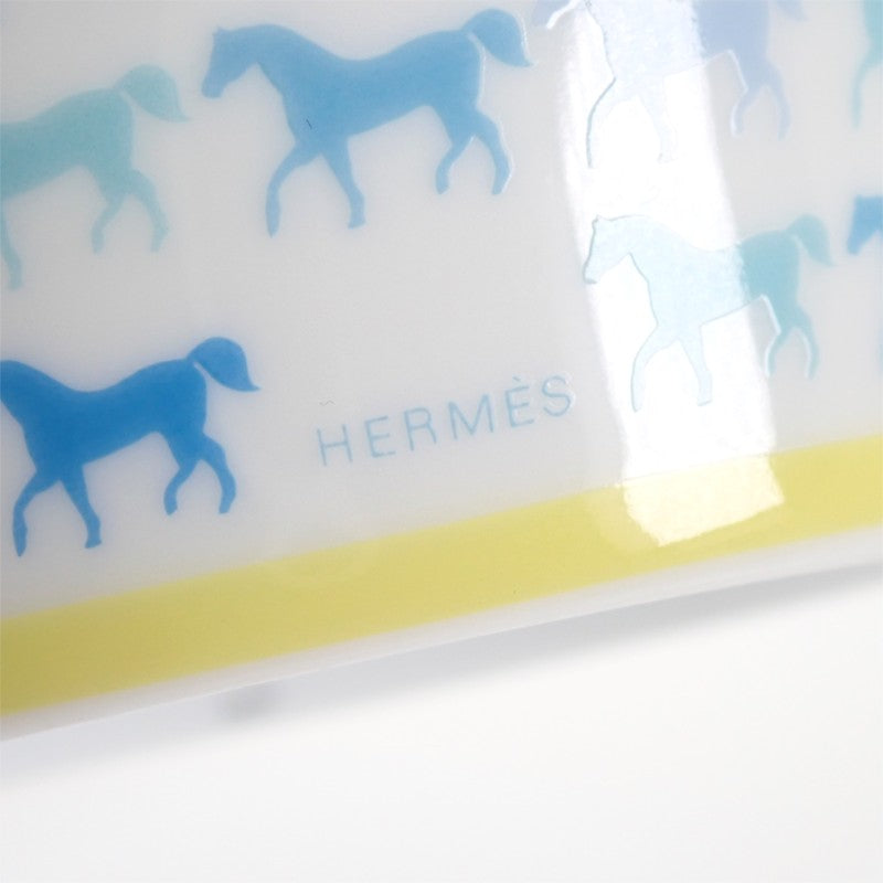 エルメス HERMES カヴァルカラーマグカップ 食器 ポーセリン ブルー【中古】【Sランク】