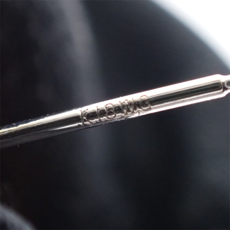 デザインジュエリー フラワー ピアス K18ピンクゴールド K18ホワイトゴールド ダイヤモンド レディース【中古】【Aランク】