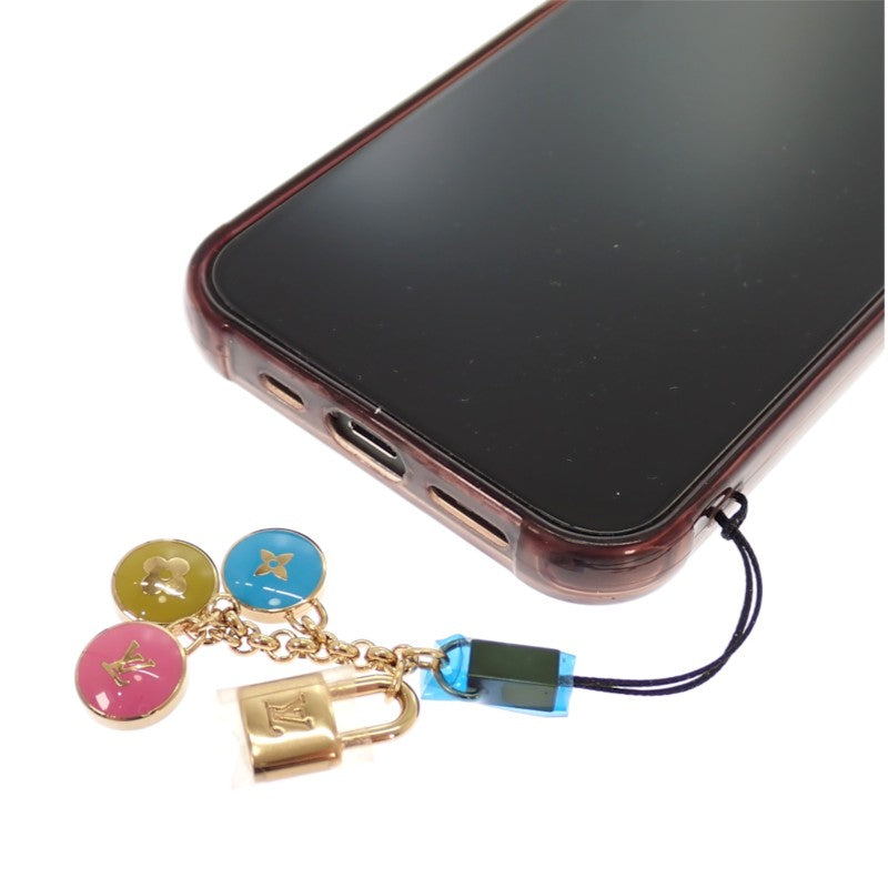 ルイヴィトン LOUIS VUITTON ビジュー・テレフォンヌ パスティーユ 携帯ストラップ チャーム M65644 チャーム メタル マルチカラー ピンク ブルー ゴールド金具 レディース【中古】【ABランク】