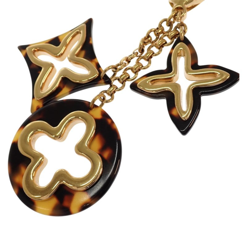ルイヴィトン LOUIS VUITTON ビジューサック アンソレンヌ チャーム M65087 キーホルダー メタル ゴールド ブラウン レディース【中古】【Bランク】