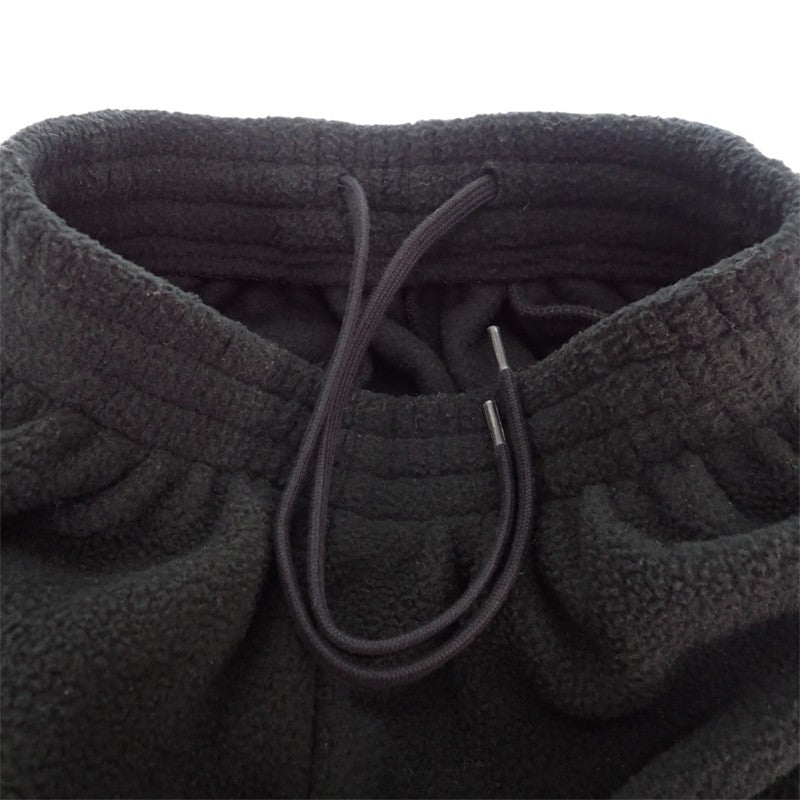 バレンシアガ BALENCIAGA ポリティカル キャンペーン フリースパンツ XXS 744513 T0VV1 1000 パンツ ポリエステル ブラック メンズ レディース ユニセックス【中古】【ABランク】