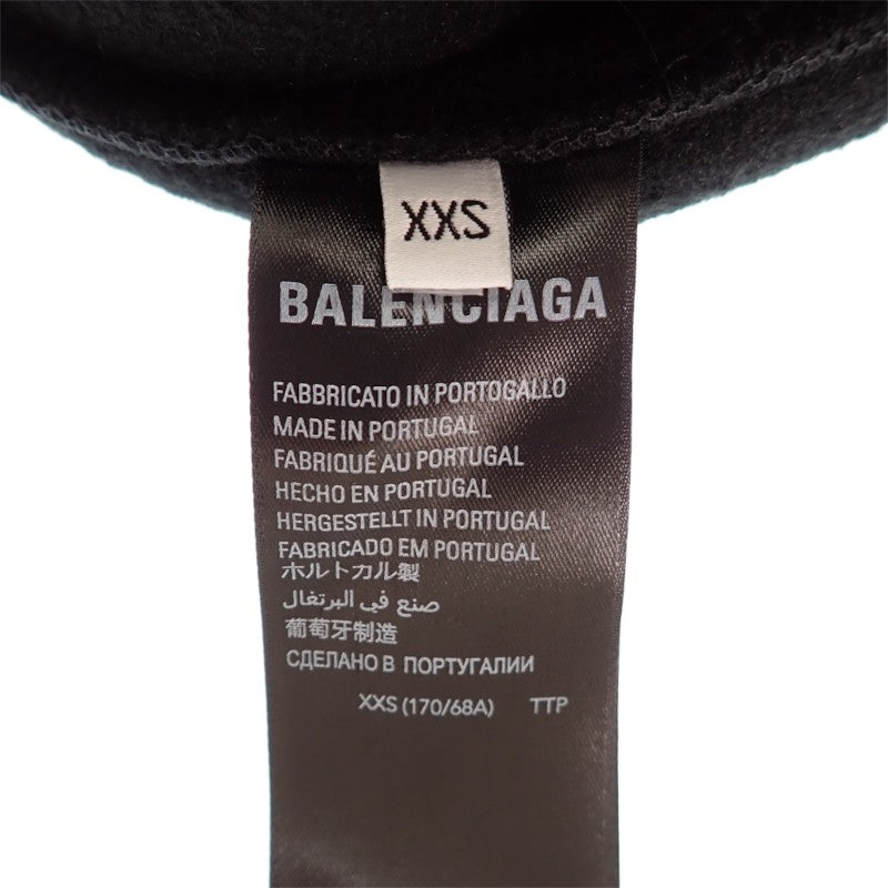 バレンシアガ BALENCIAGA ポリティカル キャンペーン フリースパンツ XXS 744513 T0VV1 1000 パンツ ポリエステル ブラック メンズ レディース ユニセックス【中古】【ABランク】