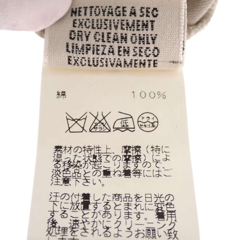 エルメス HERMES Tシャツ 44 半袖Tシャツ コットン グレージュ レディース ユニセックス【中古】【Aランク】