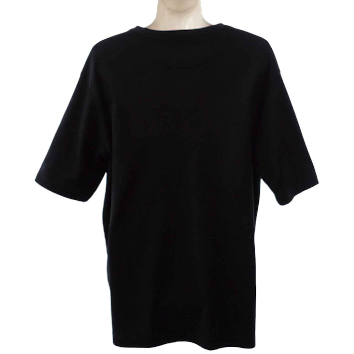 プラダ PRADA トライアングルロゴ M UJN861_240_F0002_S_232 半袖Tシャツ コットン ブラック メンズ ユニセックス【中古】【ABランク】