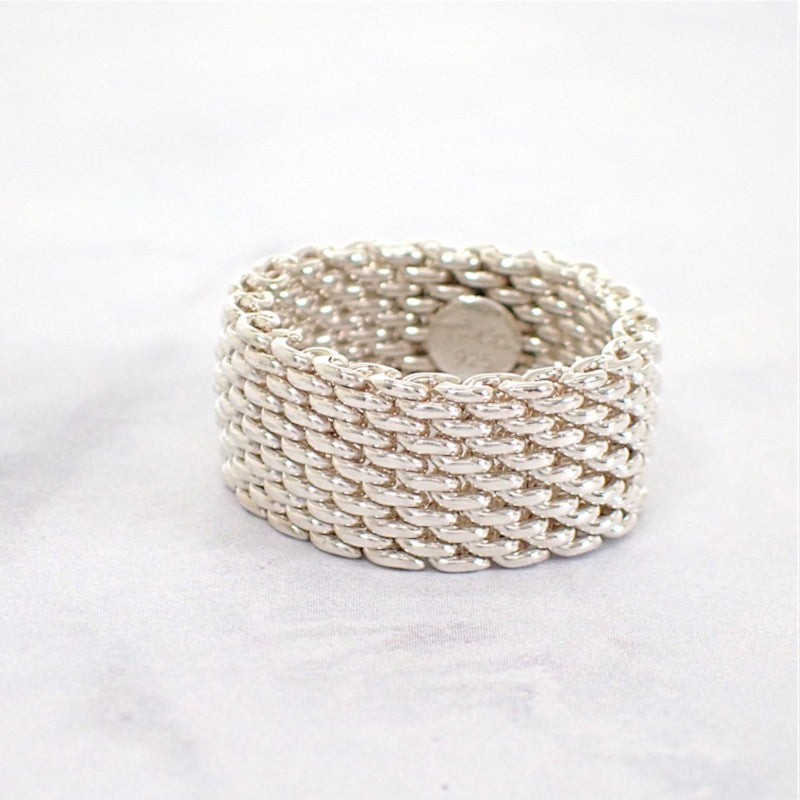 ティファニー TIFFANY&Co. サマセット 12号 リング シルバー925 レディース メンズ ユニセックス【中古】【Aランク】