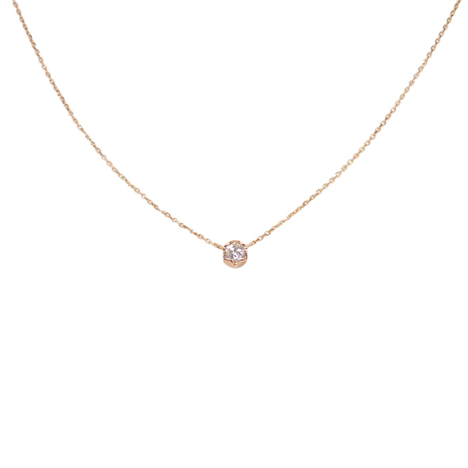 ショーメ Chaumet ビー ドゥ ショーメ ペンダント 085243 ネックレス K18ピンクゴールド ダイヤモンド レディース【中古】【Aランク】