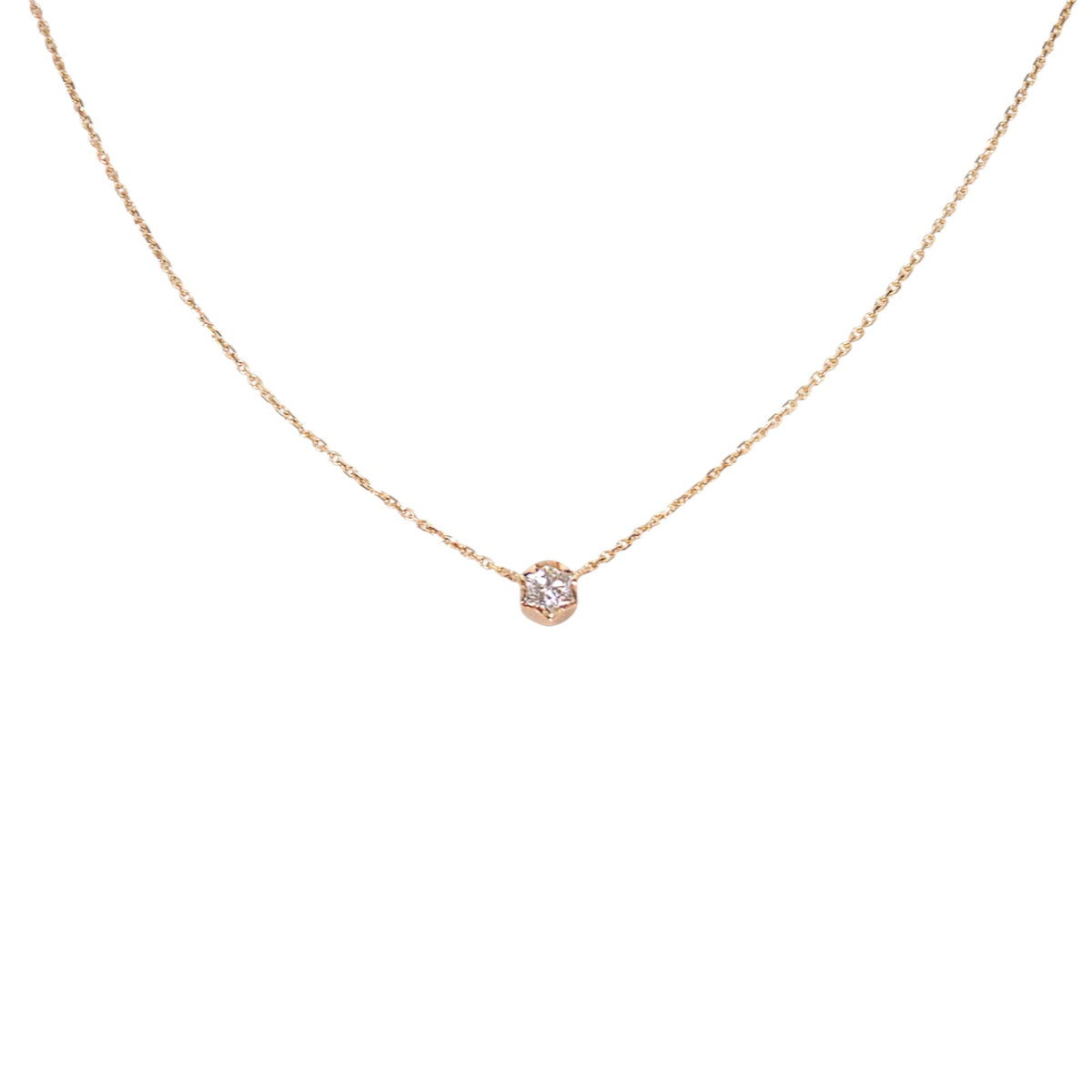 ショーメ Chaumet ビー ドゥ ショーメ ペンダント 085243 ネックレス K18ピンクゴールド ダイヤモンド レディース【中古】【Aランク】