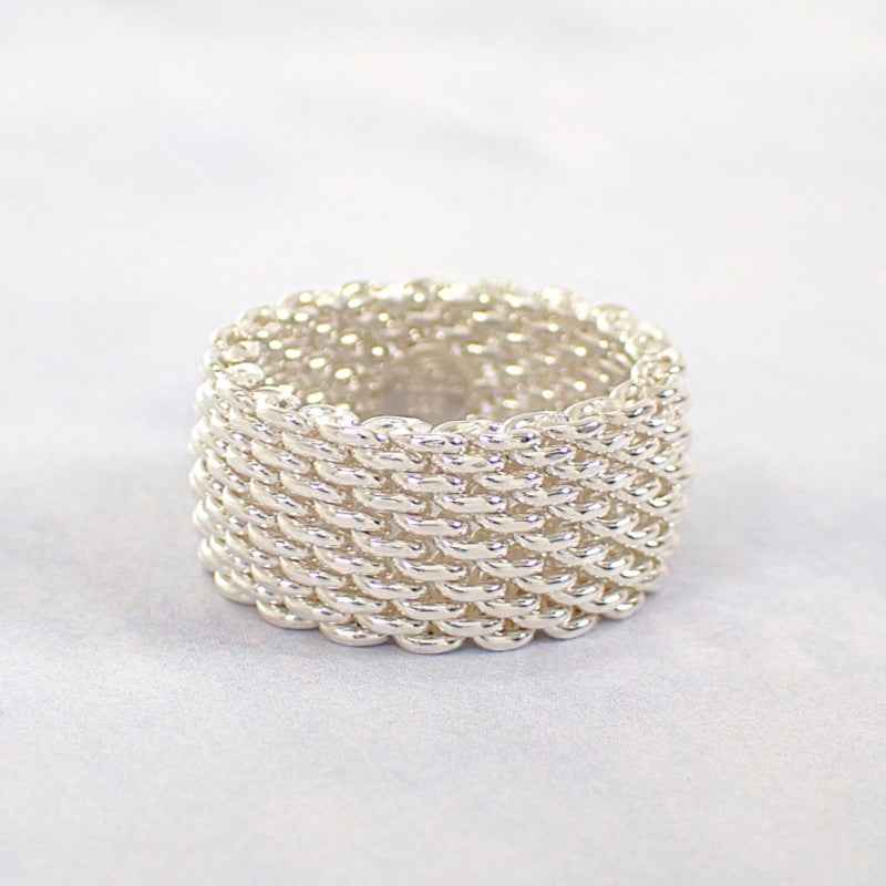 ティファニー TIFFANY&Co. サマセット 12号 リング シルバー925 レディース メンズ ユニセックス【中古】【Aランク】
