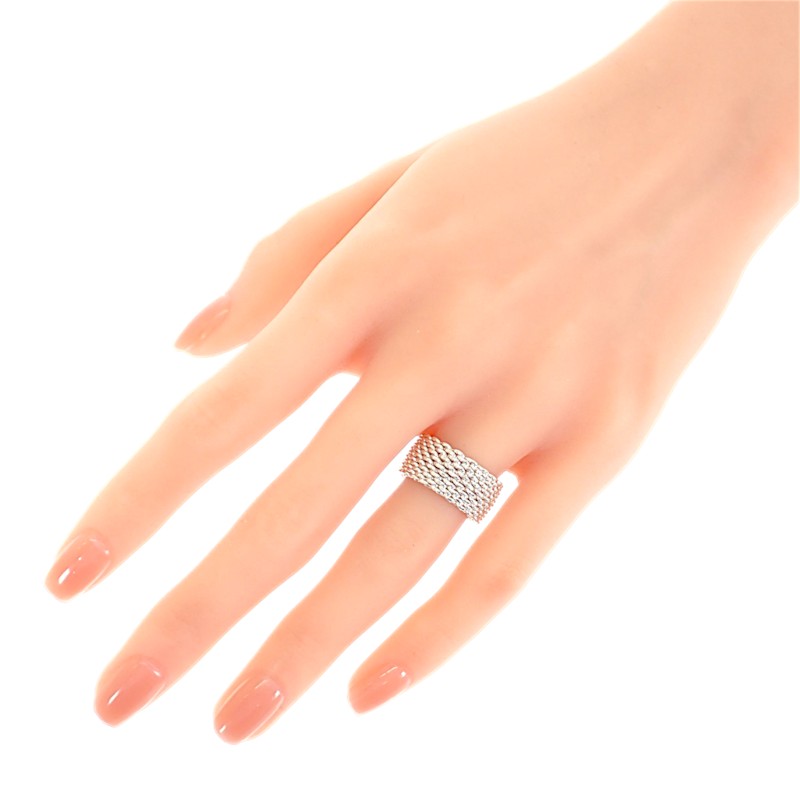 ティファニー TIFFANY&Co. サマセット 12号 リング シルバー925 レディース メンズ ユニセックス【中古】【Aランク】