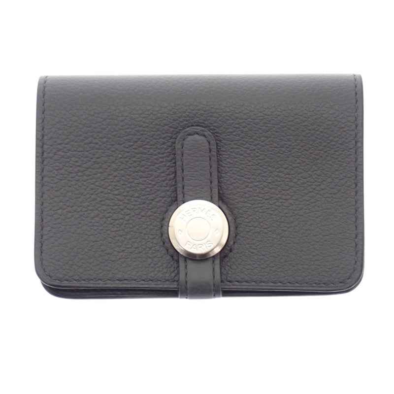 エルメス HERMES ドゴンコンパクト カードケース エバーカラー グレー グリメイヤー メンズ レディース【中古】【Aランク】