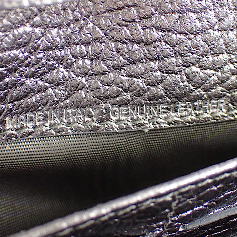 メゾンマルジェラ MAISON MARGIELA 4ステッチ チェーンウォレット SA3UI0008 P6749 二つ折り財布 カーフ シルバー レディース【中古】【Aランク】