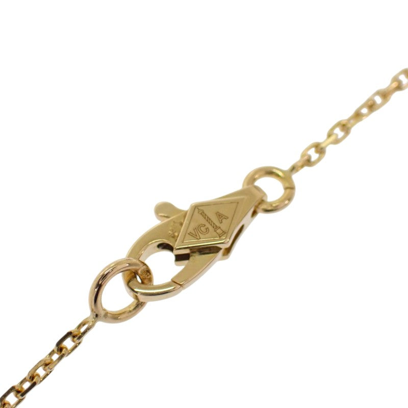 ヴァンクリーフ&アーペル Van Cleef & Arpels スウィート パピヨン VCARF69300 ネックレス マザーオブパール K18イエローゴールド 真珠母貝 パール レディース【中古】【Aランク】