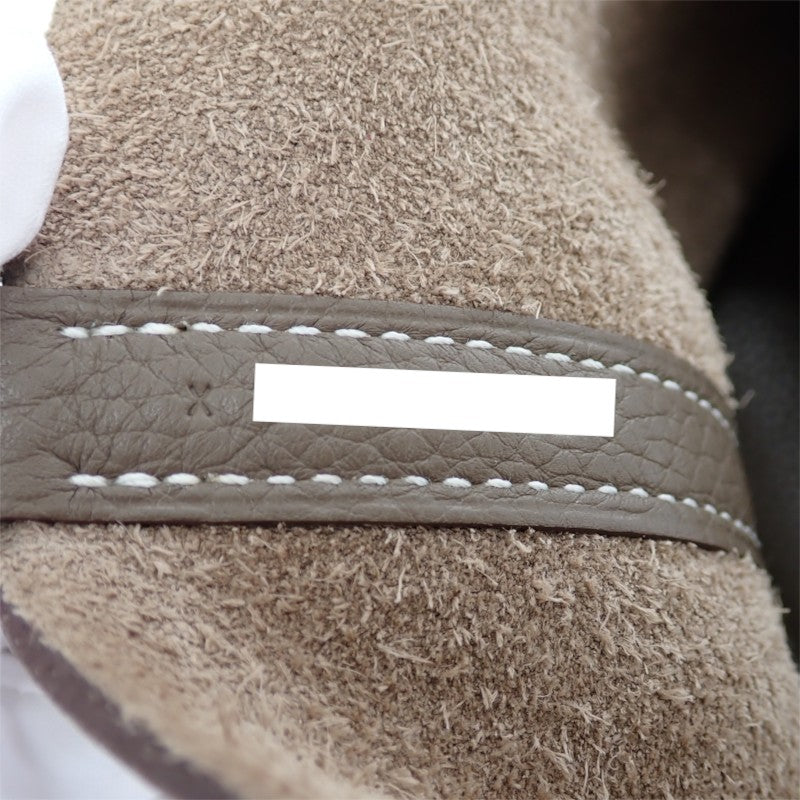 エルメス HERMES ピコタンロック MM ハンドバッグ トリヨンクレマンス エトゥープ ベージュ シルバー金具 レディース【中古】【Bランク】