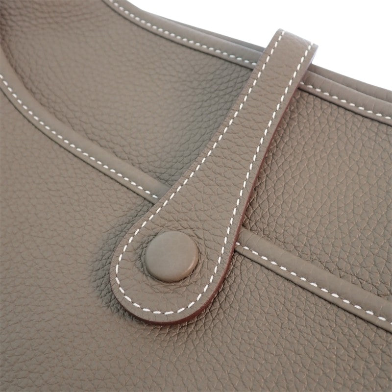 エルメス HERMES エヴリン3 PM K刻印 ショルダーバッグ トリヨンクレマンス 牛革 エトゥープ ベージュ ゴールド金具 レディース メンズ ユニセックス【中古】【SAランク】
