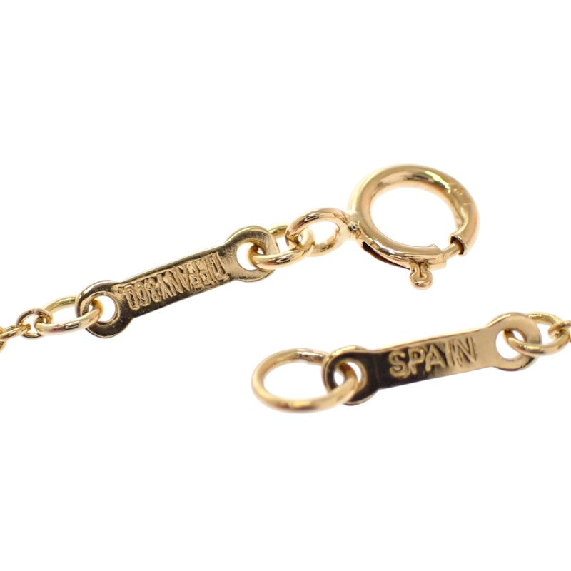ティファニー TIFFANY&Co. オープンハートペンダント ネックレス K18イエローゴールド ダイヤモンド レディース【中古】【Aランク】