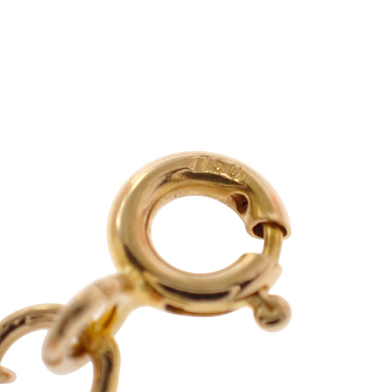 ブシュロン Boucheron アバ スクエア ダイヤ ネックレス K18イエローゴールド 18金 ダイヤモンド レディース【中古】【Aランク】