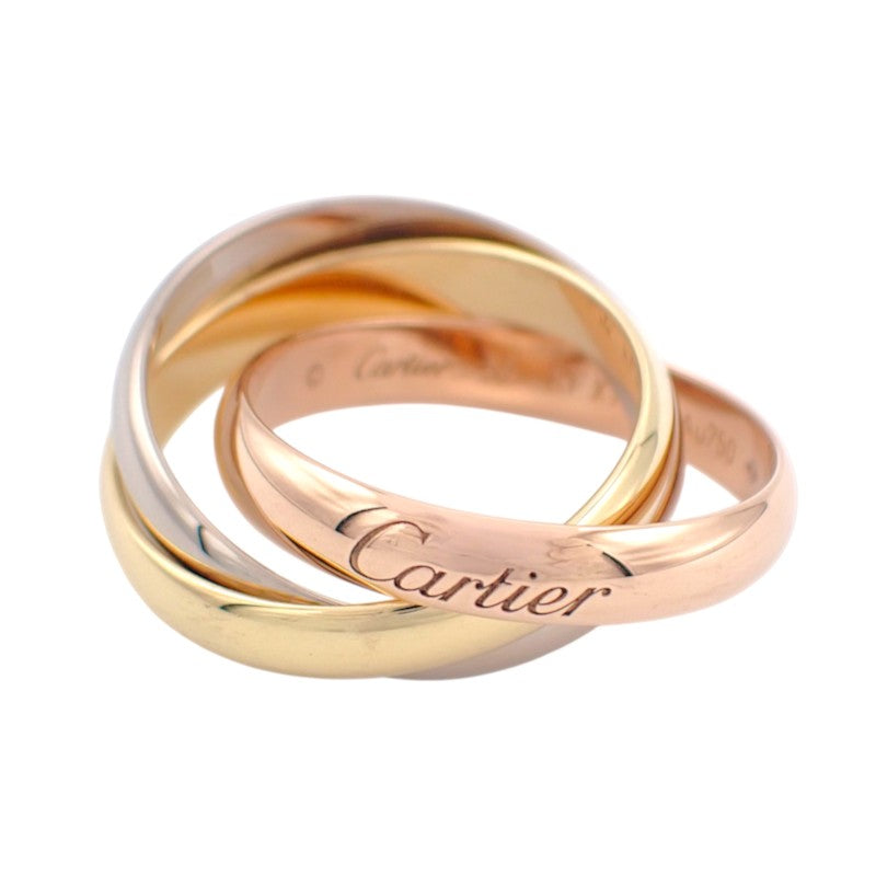 カルティエ CARTIER トリニティ クラシック 12号 B4234252 リング K18イエローゴールド K18ピンクゴールド K18ホワイトゴールド ゴールド 刻印サイズ52 レディース【中古】【Aランク】