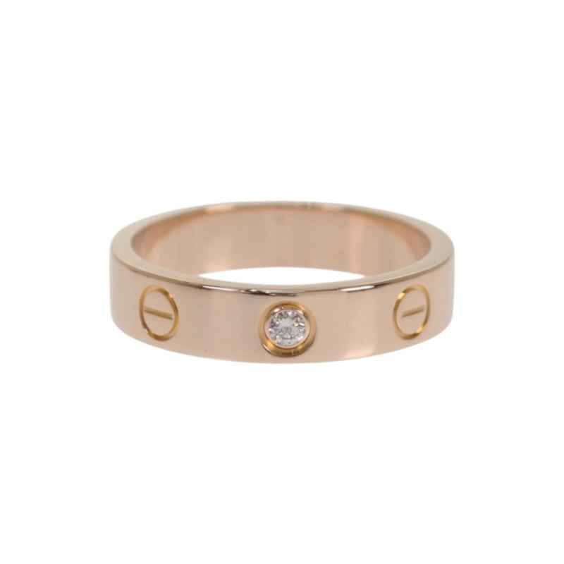 カルティエ CARTIER ラブ リング スモール 9号 B4050752 リング K18ピンクゴールド ダイヤモンド #49 レディース【中古】【Aランク】