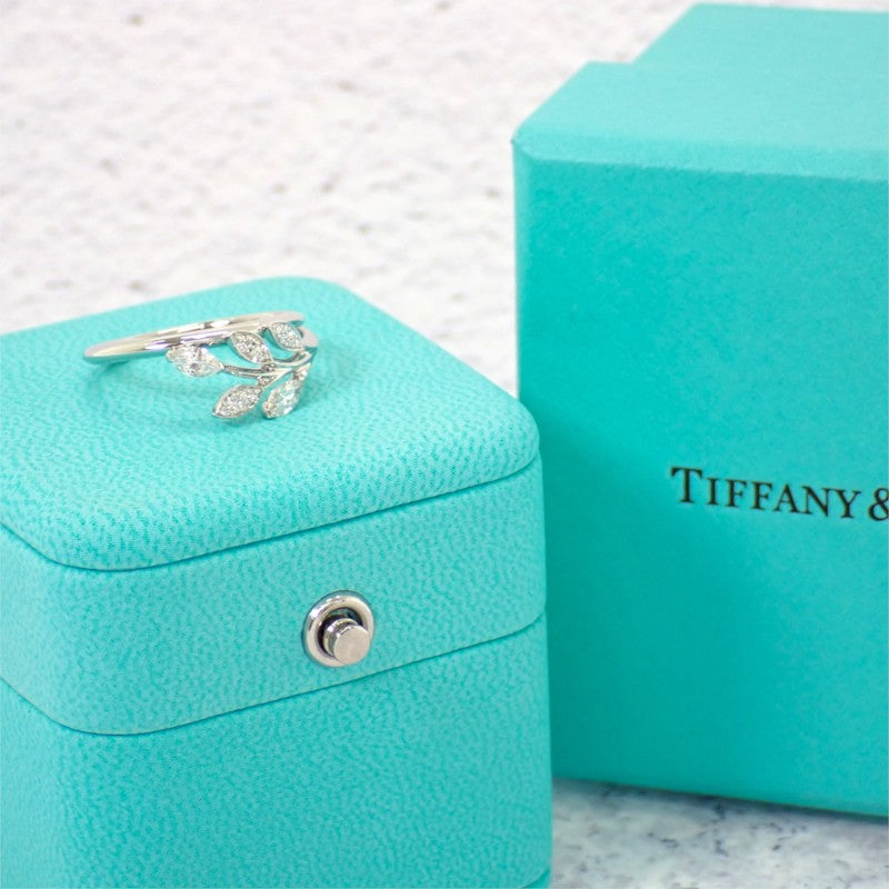 ティファニー TIFFANY&Co. ビクトリアヴァイン 12号 63914711 リング Pt950プラチナ ダイヤモンド レディース【中古】【Aランク】
