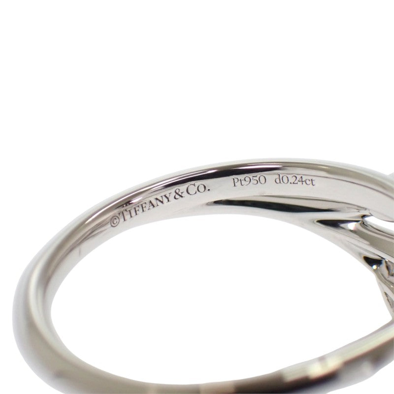ティファニー TIFFANY&Co. ビクトリアヴァイン 12号 63914711 リング Pt950プラチナ ダイヤモンド レディース【中古】【Aランク】