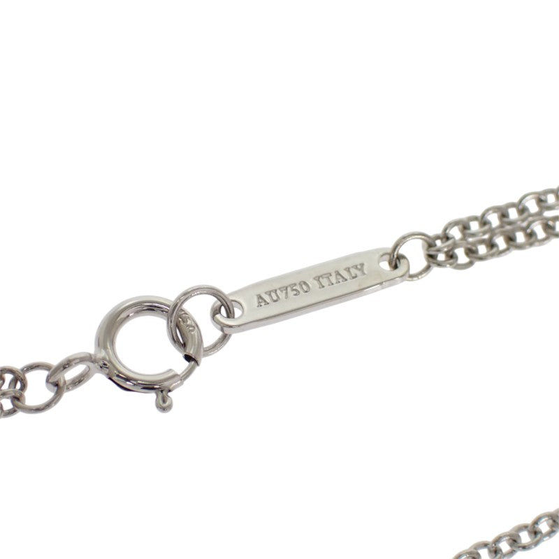 ティファニー TIFFANY&Co. ラブハートタグ・キー リターントゥティファニー ブレスレット K18ホワイトゴールド ダイヤモンド レディース【中古】【Aランク】
