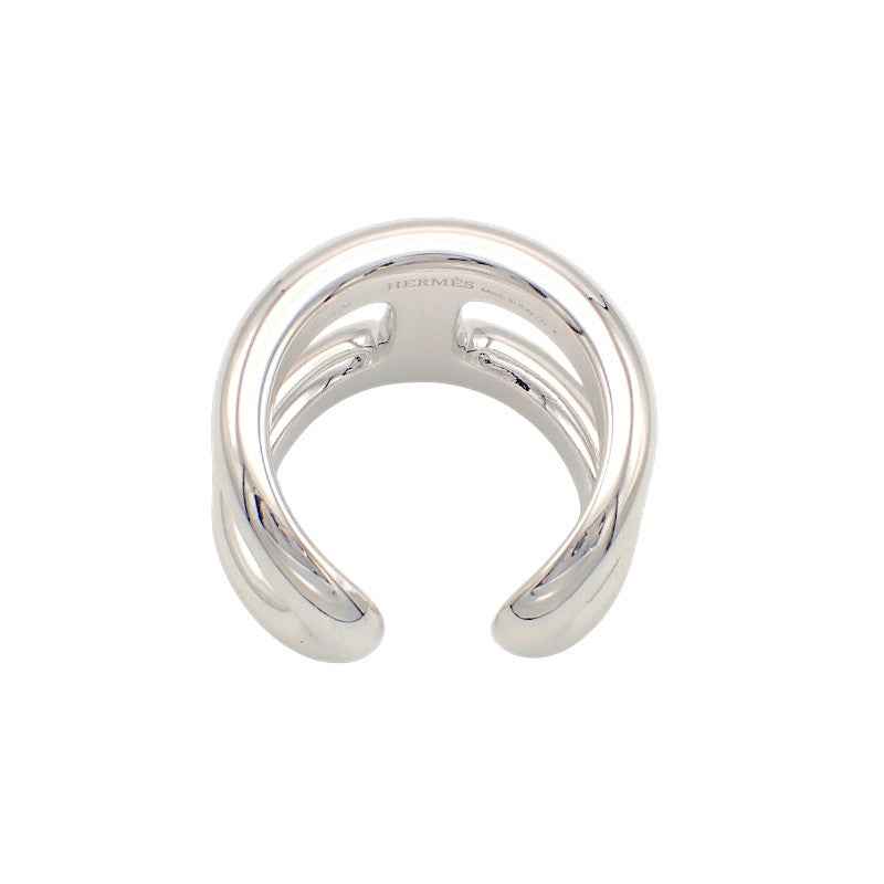 エルメス HERMES オスモズ GM 15号 H102536B 00 リング シルバー925 刻印サイズ55 メンズ レディース【中古】【Aランク】