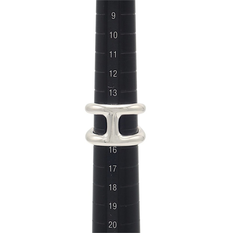 エルメス HERMES オスモズ GM 15号 H102536B 00 リング シルバー925 刻印サイズ55 メンズ レディース【中古】【Aランク】