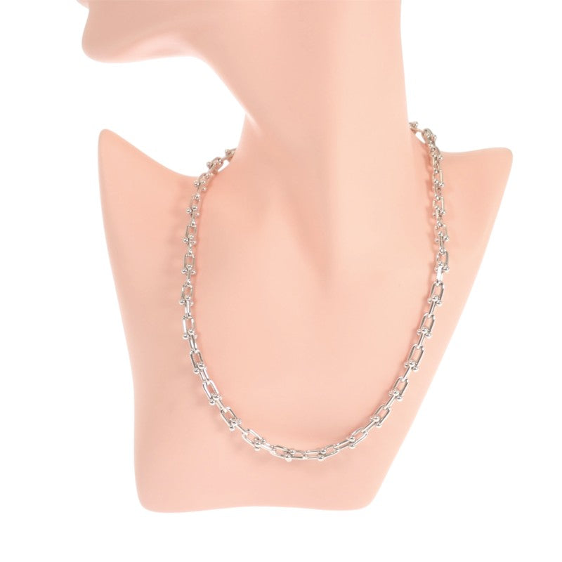 ティファニー TIFFANY&Co. ハードウェア スモールリンク 60153093 ネックレス シルバー925 シルバー レディース メンズ ユニセックス【中古】【Aランク】