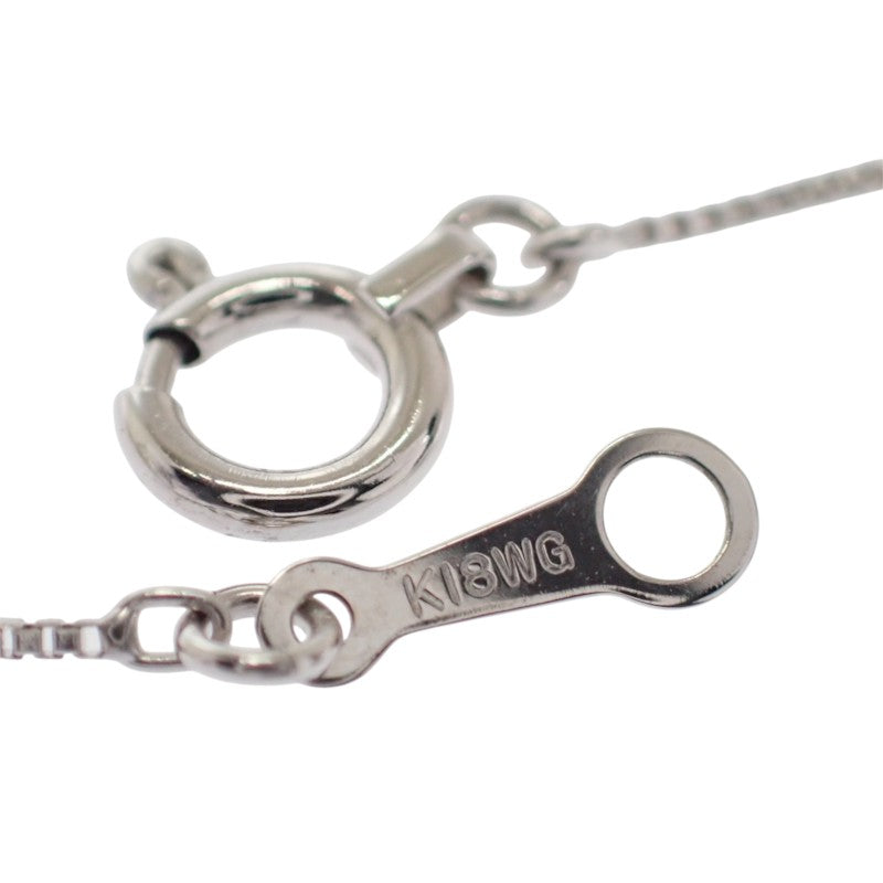 ホースシュー ネックレス K18ホワイトゴールド ダイヤモンド レディース【中古】【Aランク】