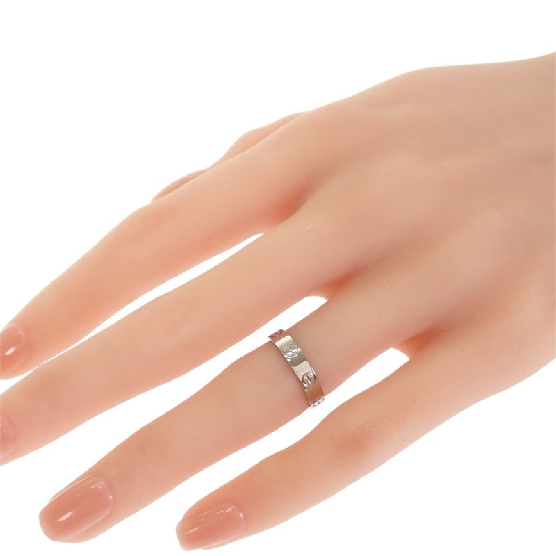 カルティエ CARTIER ラブ リング スモール 10号 B4085152 リング K18ホワイトゴールド #50 レディース【中古】【Aランク】