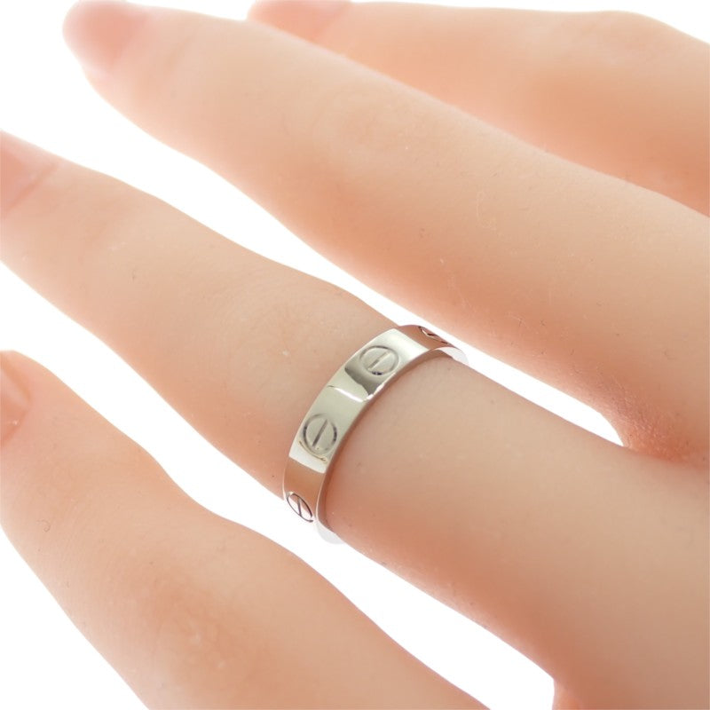 カルティエ CARTIER ラブ リング スモール 10号 B4085152 リング K18ホワイトゴールド #50 レディース【中古】【Aランク】