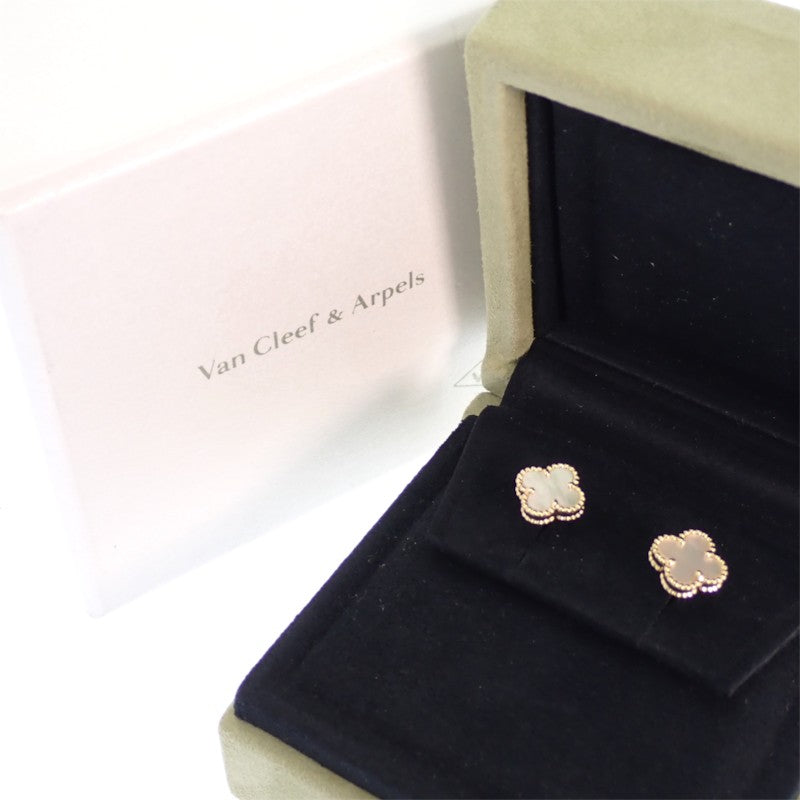 ヴァンクリーフ&アーペル Van Cleef & Arpels スウィートアルハンブラ VCARA44800 ピアス K18イエローゴールド マザーオブパール レディース【中古】【Aランク】