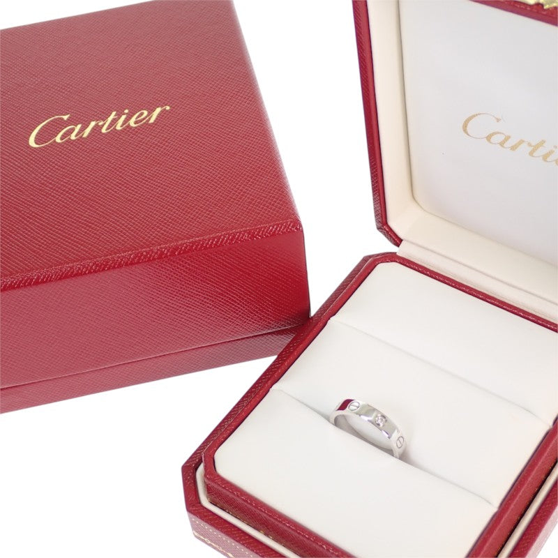 カルティエ CARTIER ラブリング スモール SM 11号 51刻印 B4050551 リング K18ホワイトゴールド ダイヤモンド レディース【中古】【Aランク】
