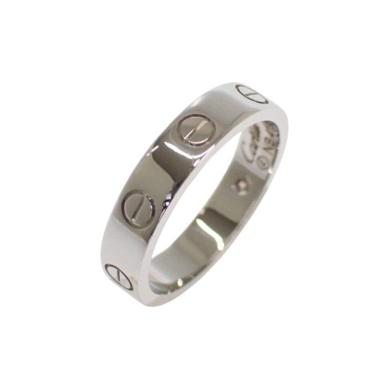 カルティエ CARTIER ラブリング スモール SM 11号 51刻印 B4050551 リング K18ホワイトゴールド ダイヤモンド レディース【中古】【Aランク】