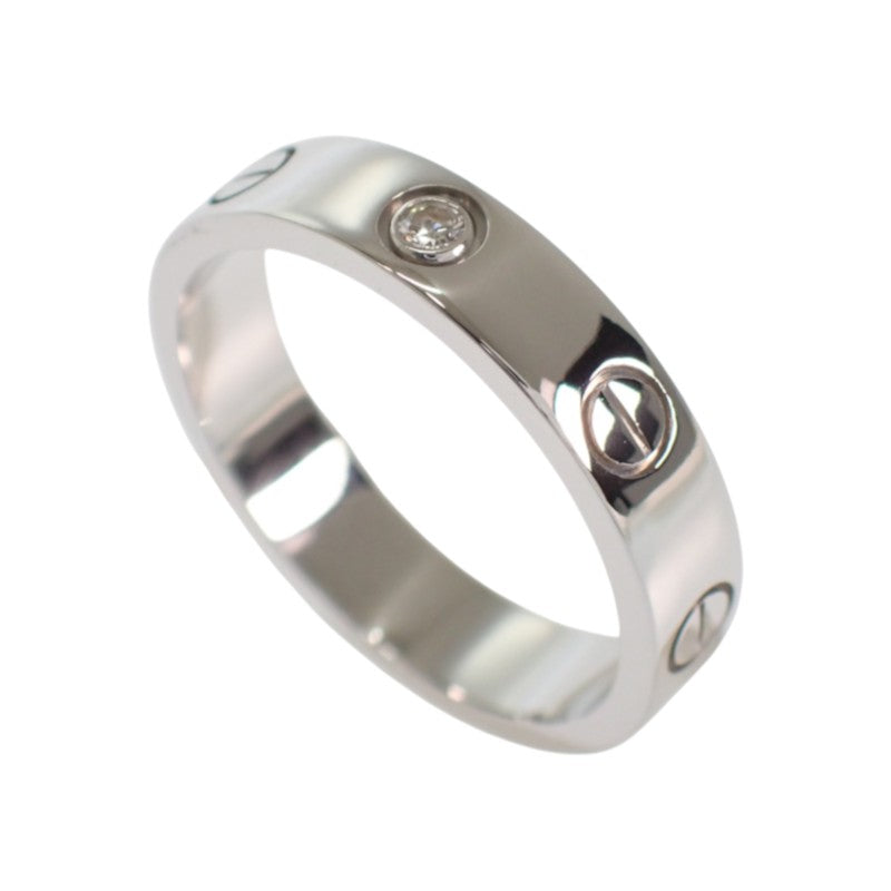 カルティエ CARTIER ラブリング スモール SM 11号 51刻印 B4050551 リング K18ホワイトゴールド ダイヤモンド レディース【中古】【Aランク】