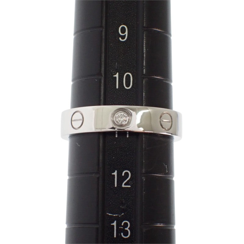 カルティエ CARTIER ラブリング スモール SM 11号 51刻印 B4050551 リング K18ホワイトゴールド ダイヤモンド レディース【中古】【Aランク】