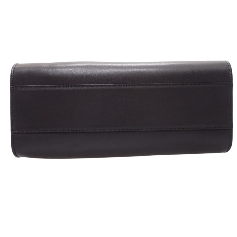 ザ・ロウ The Row マルロ12 MARLO 12 W1802L72BAS ハンドバッグ カーフ ブラック シルバー金具 レディース メンズ ユニセックス【中古】【ABランク】